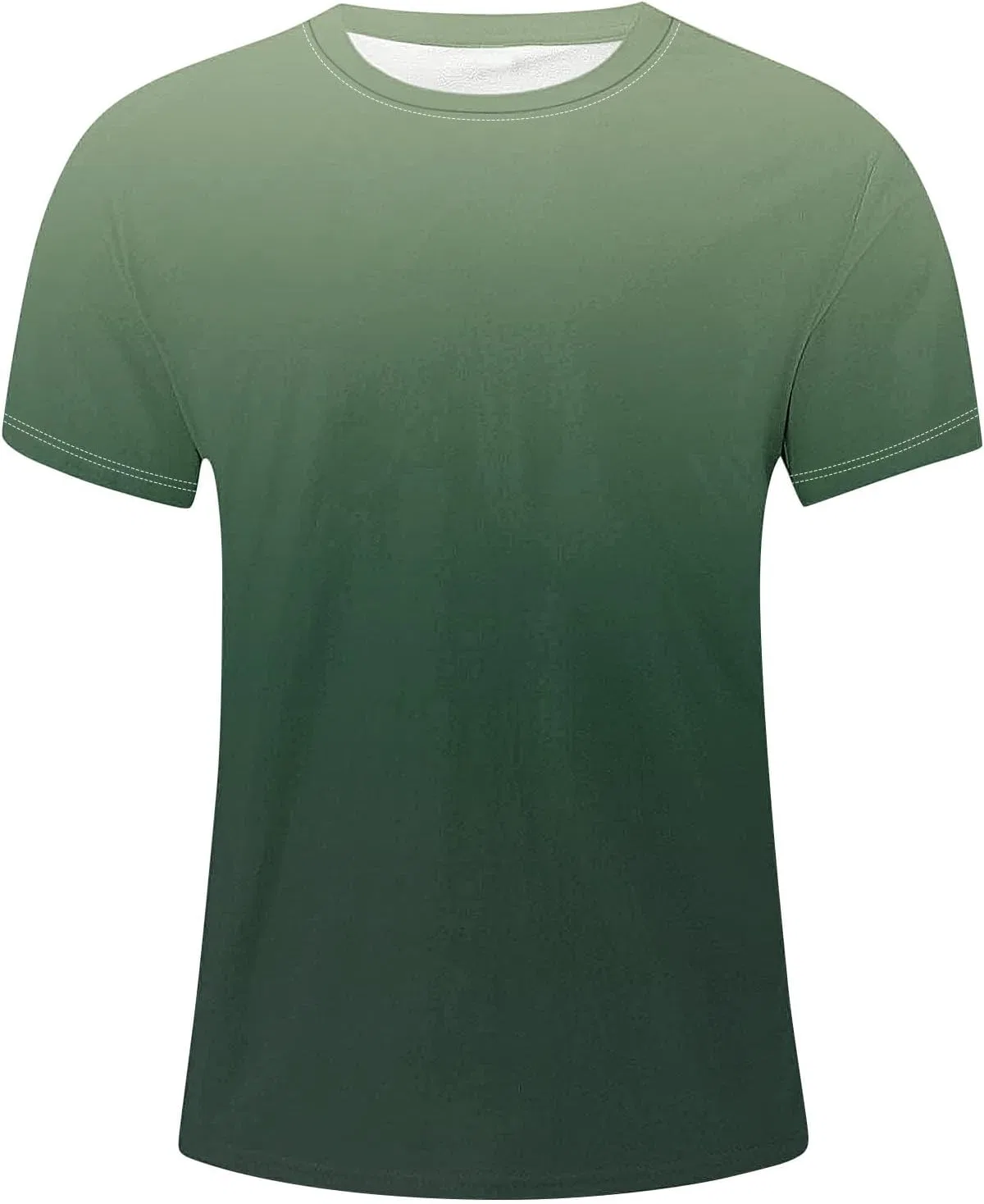 Футболка оверсайз с графическим принтом, Gradient Color, Athletic, #F11-green — фото 3