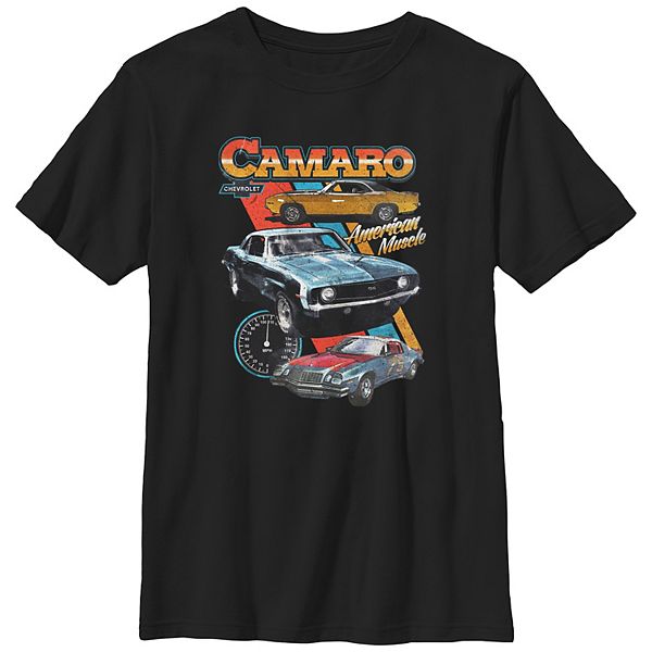 

Футболка с принтом Chevrolet Camaro American Muscle для мальчиков Licensed Character