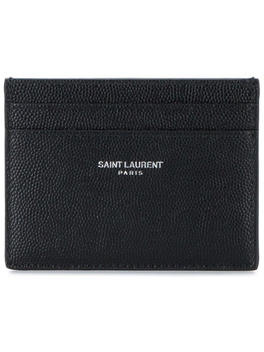 

Saint Laurent картхолдер с логотипом, черный