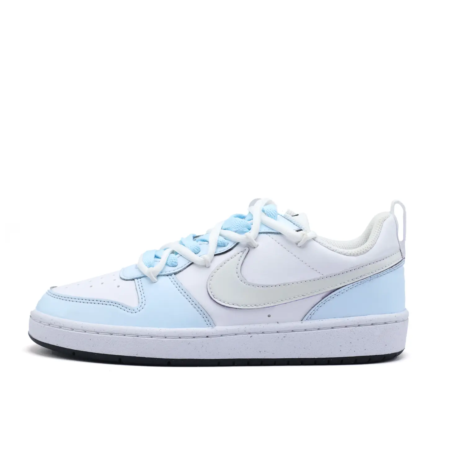 

Детские, подростковые, противоскользящие, износостойкие, низкие кроссовки для скейтбординга Court Borough Nike, синий