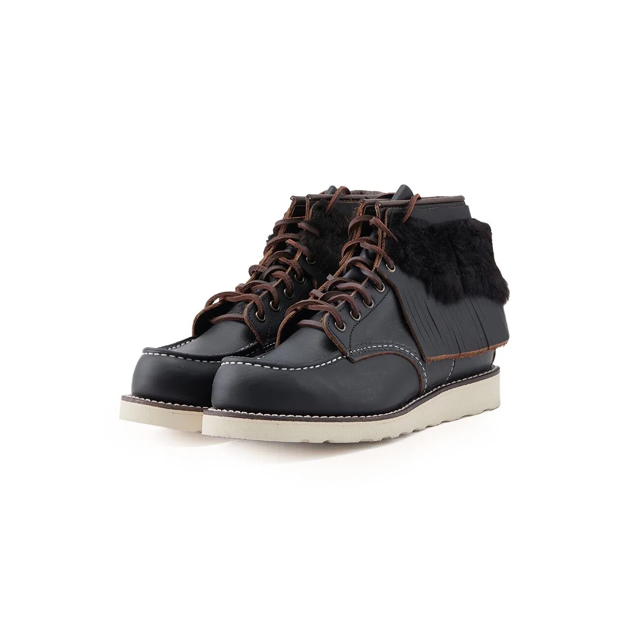 Мужские чёрные зимние ботинки Red Wing Shoes x Oliver 6-дюймовые Moc Toe 8849ol Inuit Black — фото 2