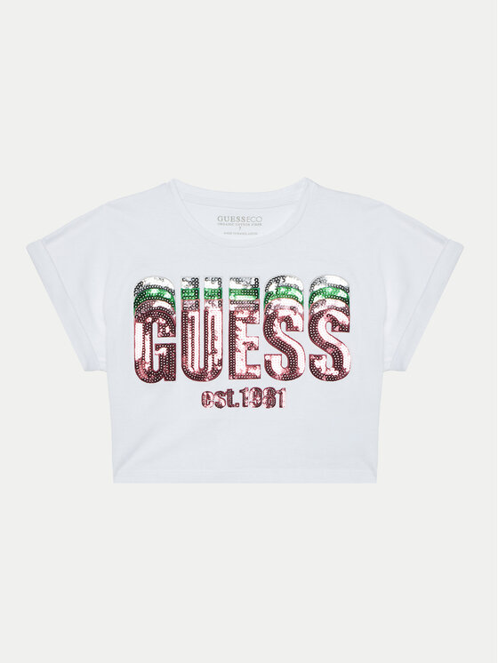 

Футболка стандартного кроя Guess, белый