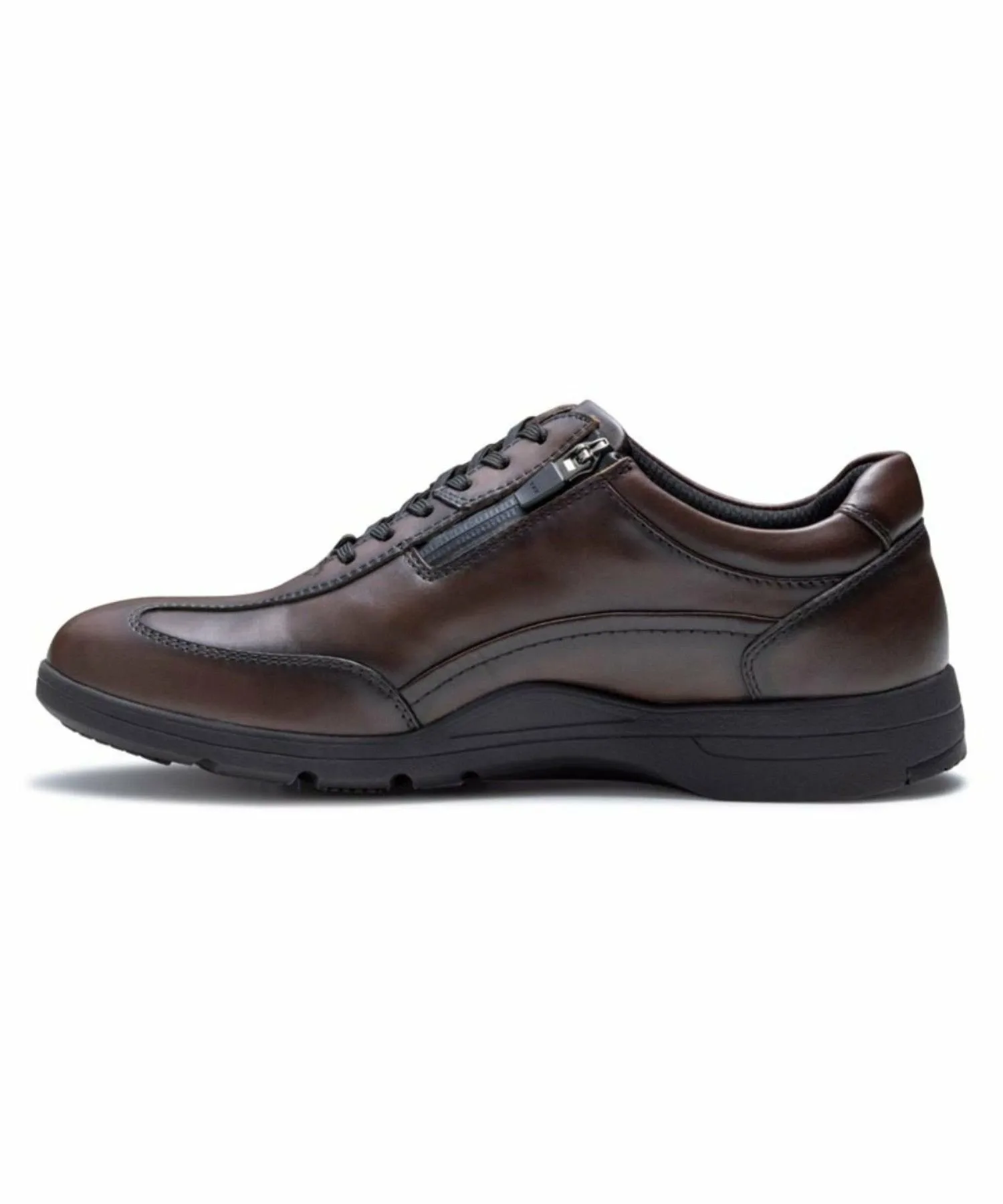 Кроссовки Regal 82JL на молнии, темно-коричневые Regal, Dark brown — фото 4