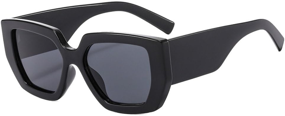 

Винтажные квадратные солнцезащитные очки 2027 года для женщин и мужчин, с широкими дужками и крупной оправой, модные солнцезащитные очки, летние ретро-тренды MTZJH, C1