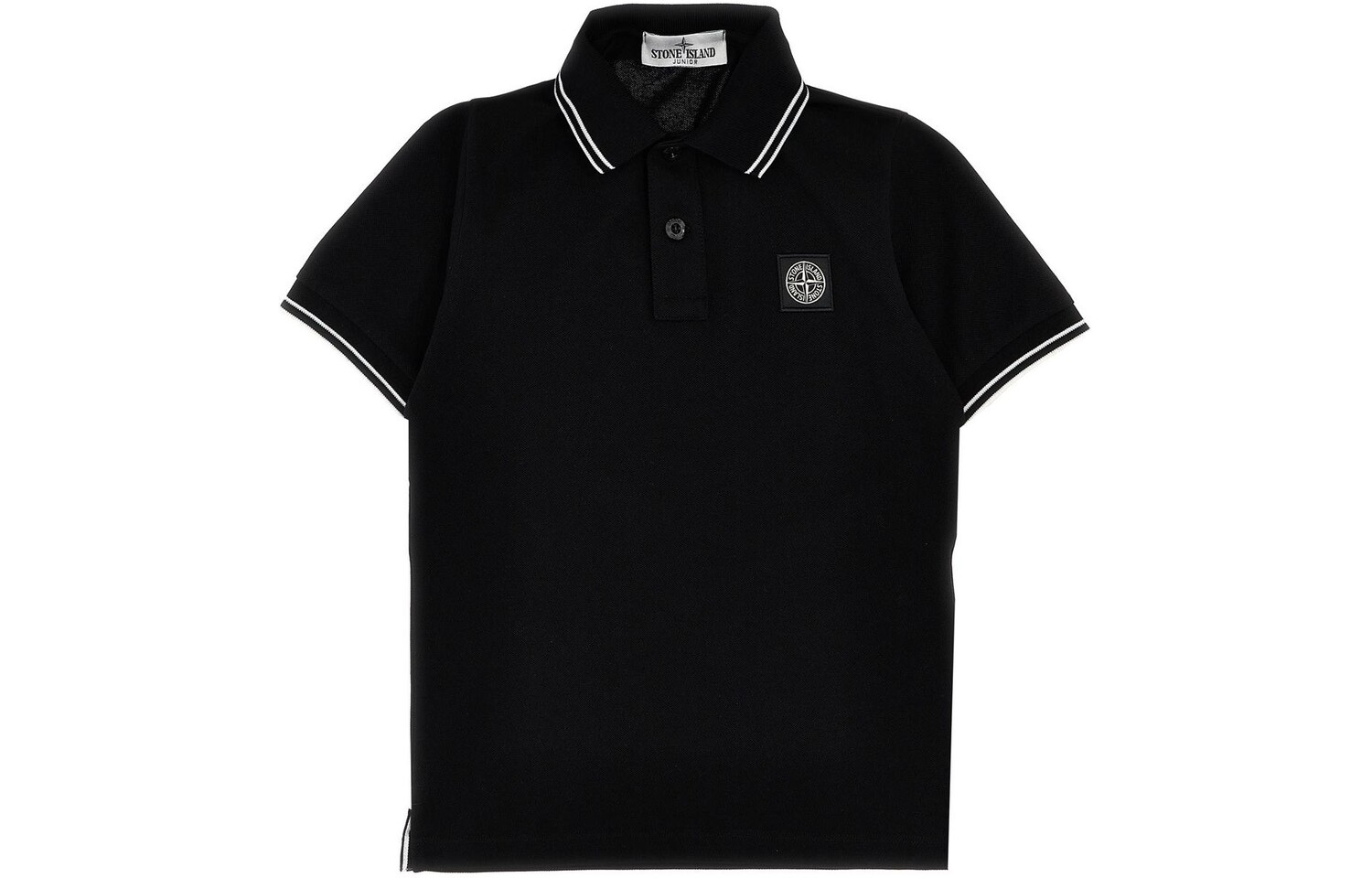 

Рубашка-поло детская Stone Island, черный