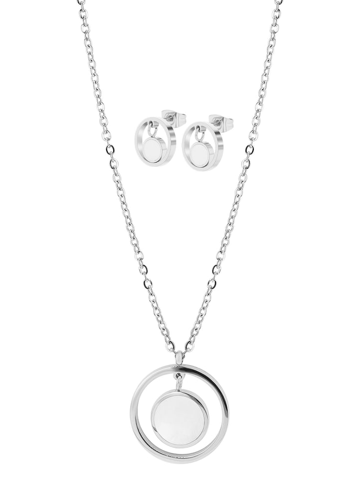 

Adeliás Женское колье с подвеской - из нержавеющей стали серебристого цвета