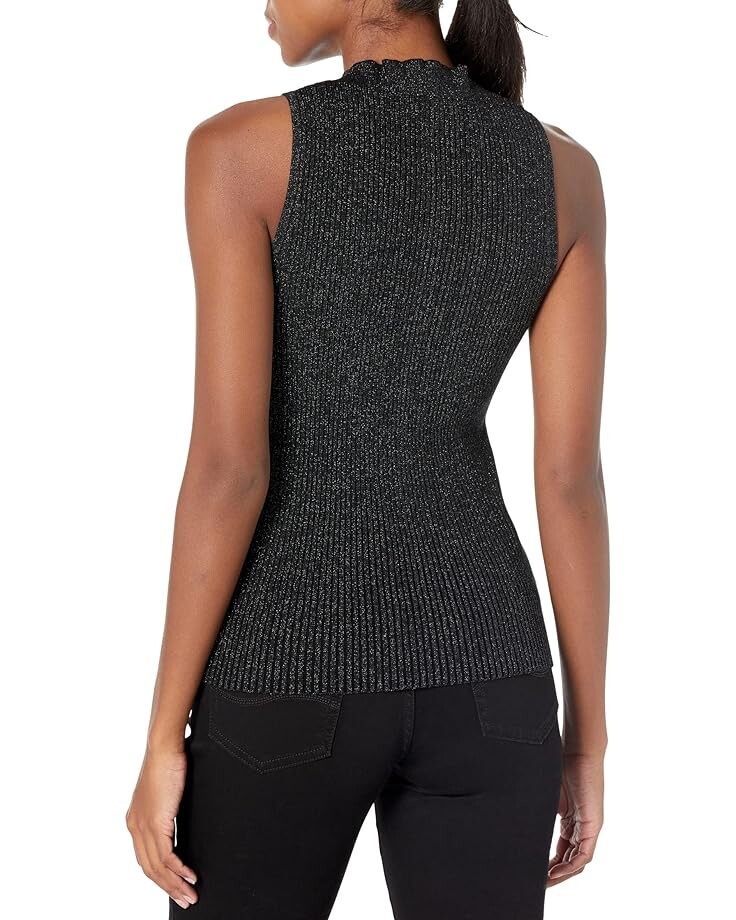 

Свитер Michael Stars Kara Mock Neck Shell Top, черный