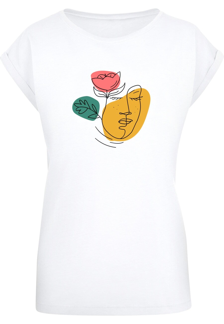 

Рубашка Merchcode Woman And Flower, белый