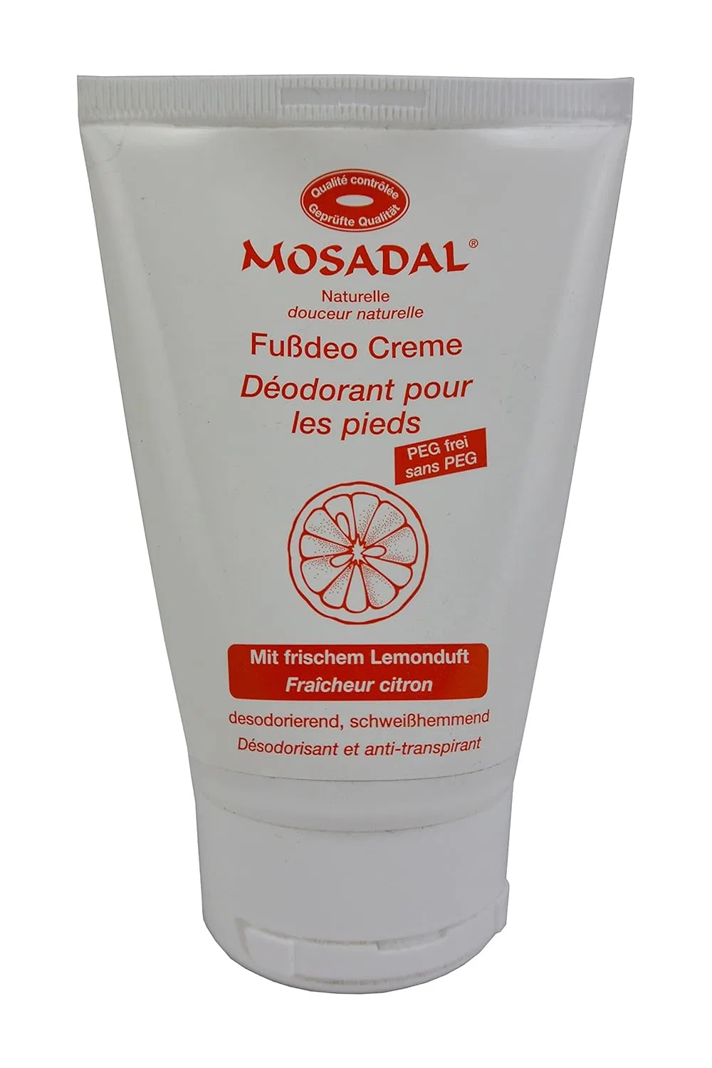 Крем-дезодорант для ног с ароматом лимона от Mosadal Mosadal