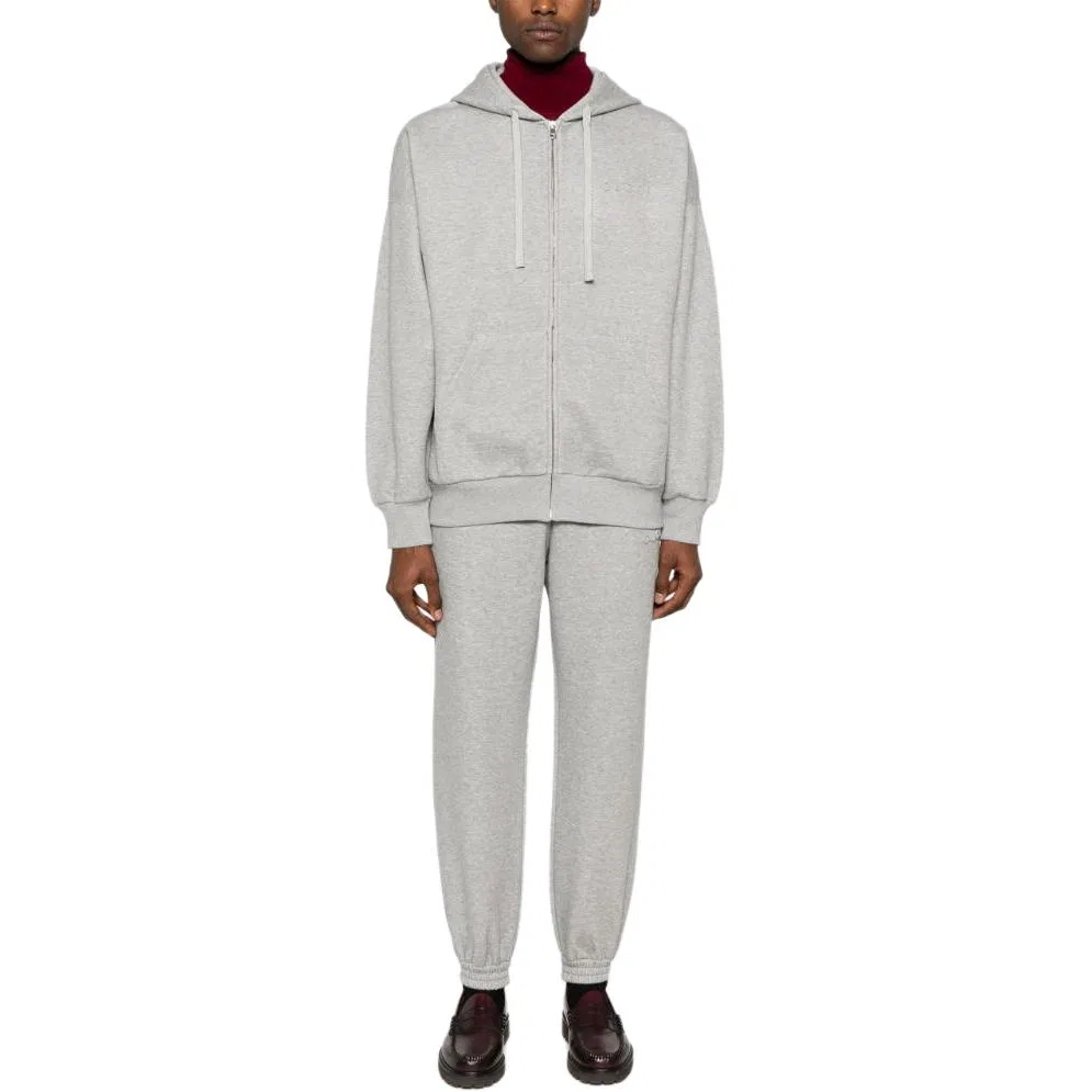 Спортивные штаны GUCCI Regular Edition, с рельефным логотипом, серые — фото 3