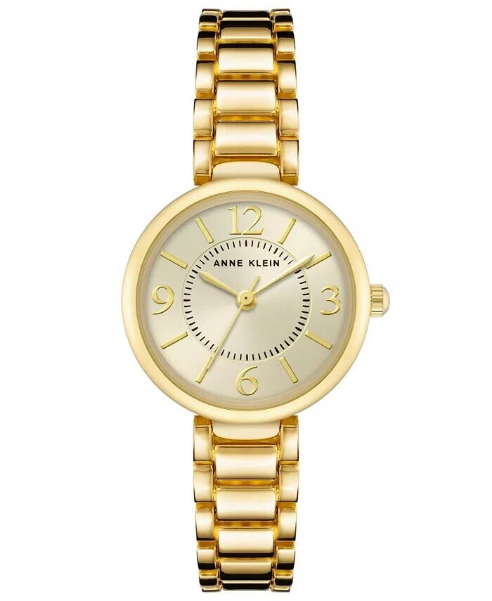 

Часы-браслет из золотистого металлического сплава, 26 мм Anne Klein, желтый