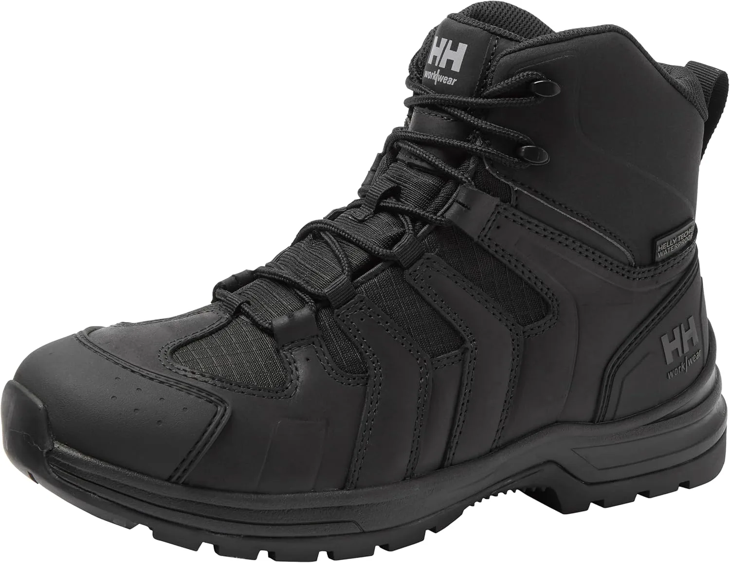 Рабочие ботинки Helly Hansen Oslo Hiker Mid, черные, с алюминиевым носком, противоскользящие, ESD-защита