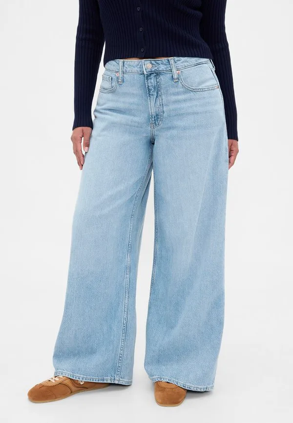 Широкие брюки-мешки в стиле дилана Gap, Light Wash