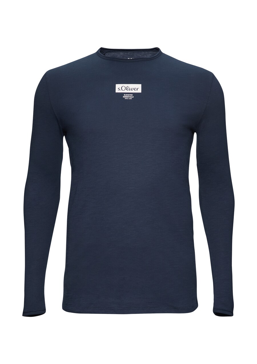 

Лонгслив s.Oliver Shirt, морской синий