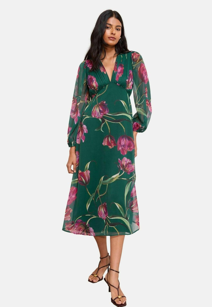 

Платье Friends Like These Day dress, Green Floral/Green