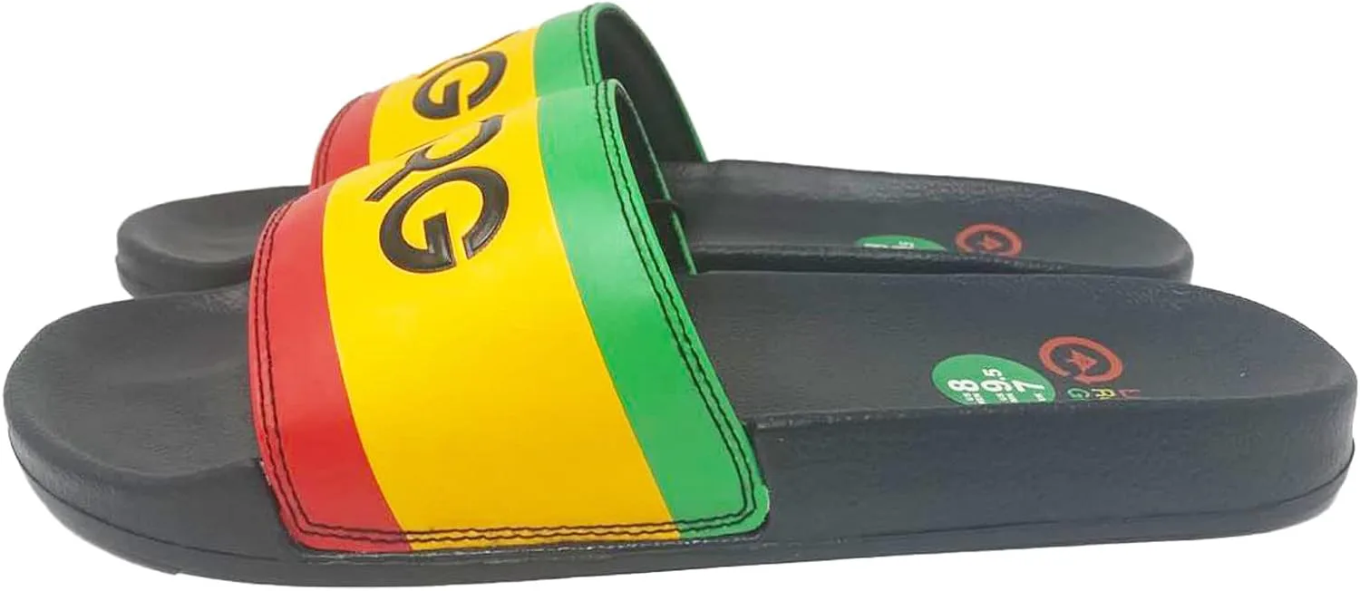 

Мужские шлепанцы LRG с полосками, черный/желтый