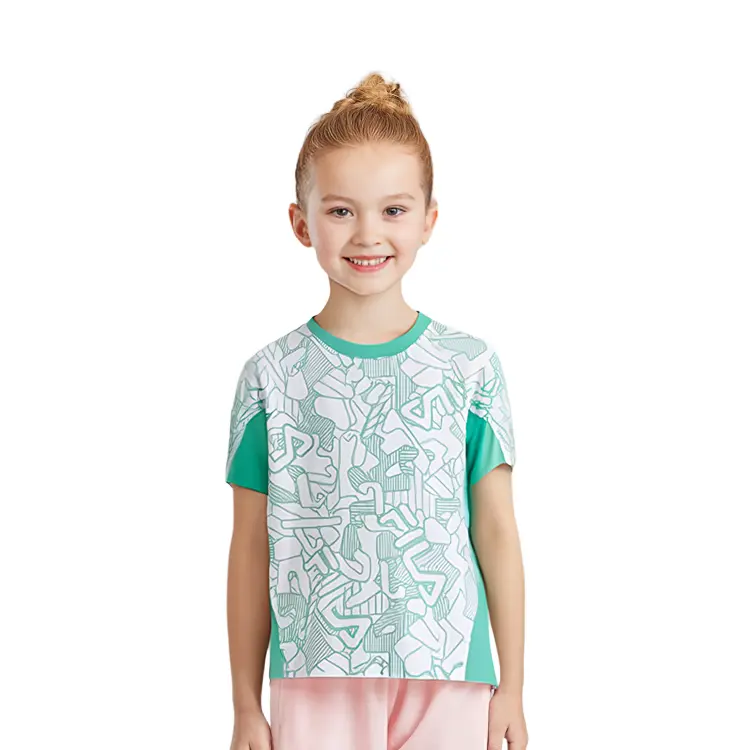 Футболка ФИЛА ПС FILA, цвет Allover Print — фото 3