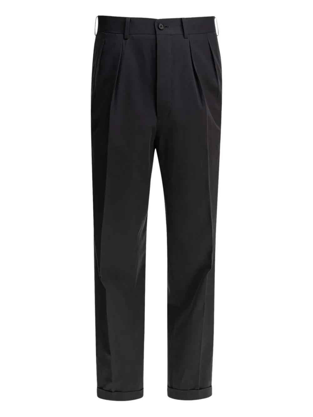 

Хлопковые брюки со складками спереди Kaptain Sunshine, синий