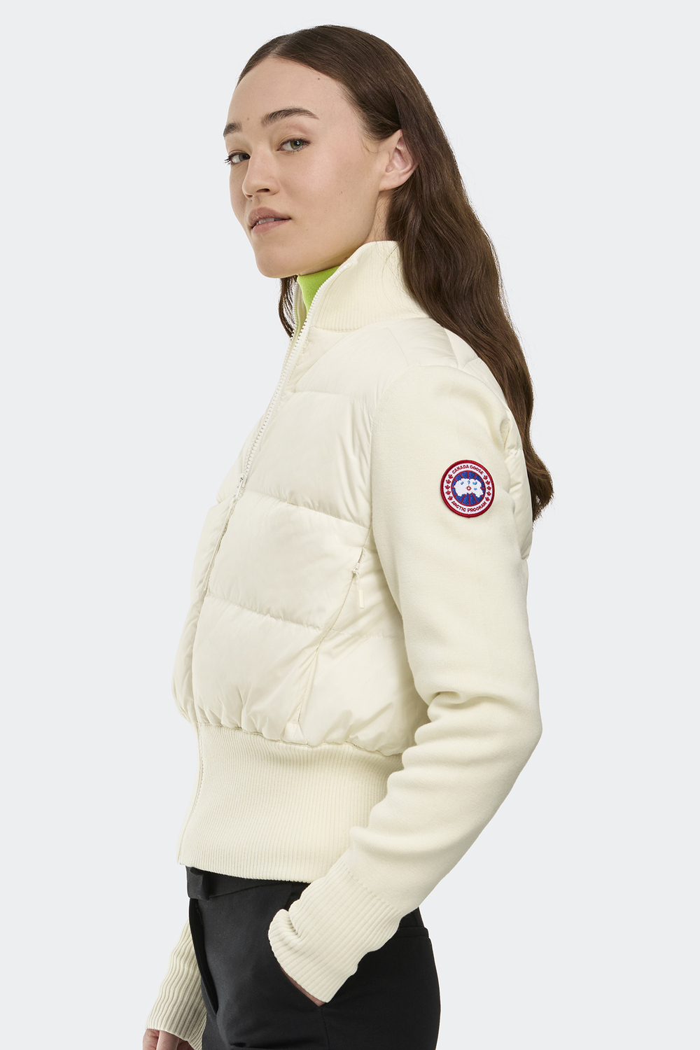 Куртка Canada Goose HyBridge Wide Quilt Knit, Cottongrass — фото 3