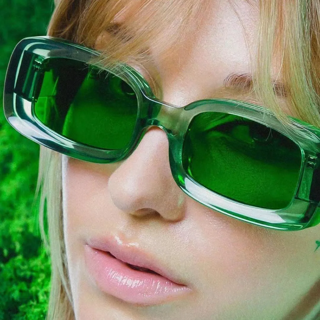 

Солнцезащитные очки с защитой UV400 | Синие линзы с толстым зеленым градиентом | для женщин и мужчин, для занятий спортом на открытом воздухе и вождения DSVIGF, 07