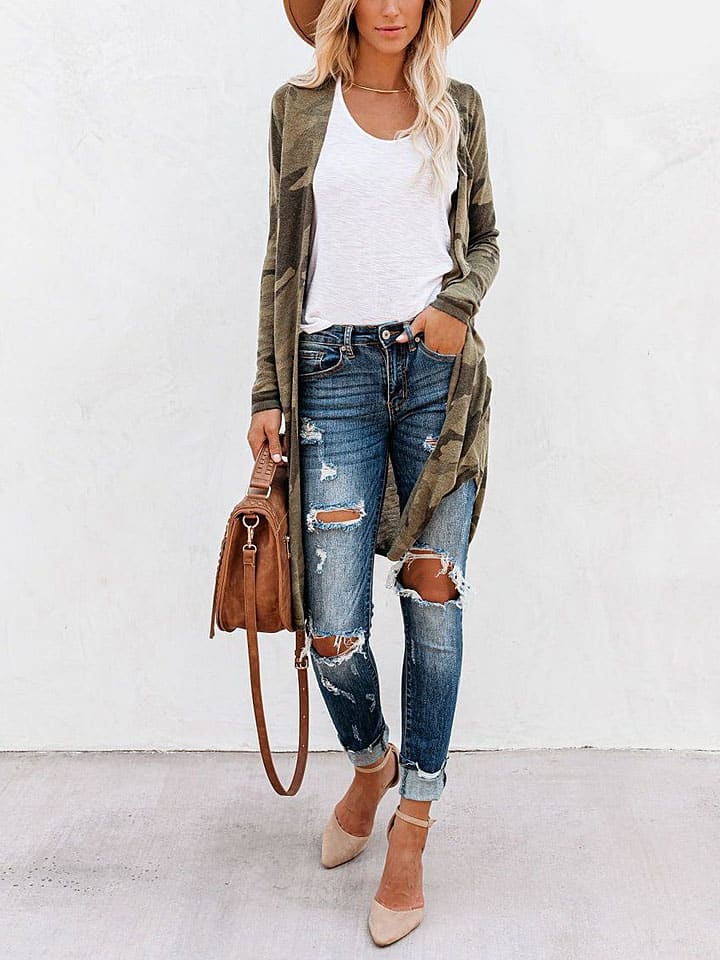 

Milan Kiss Кардиган цвета хаки