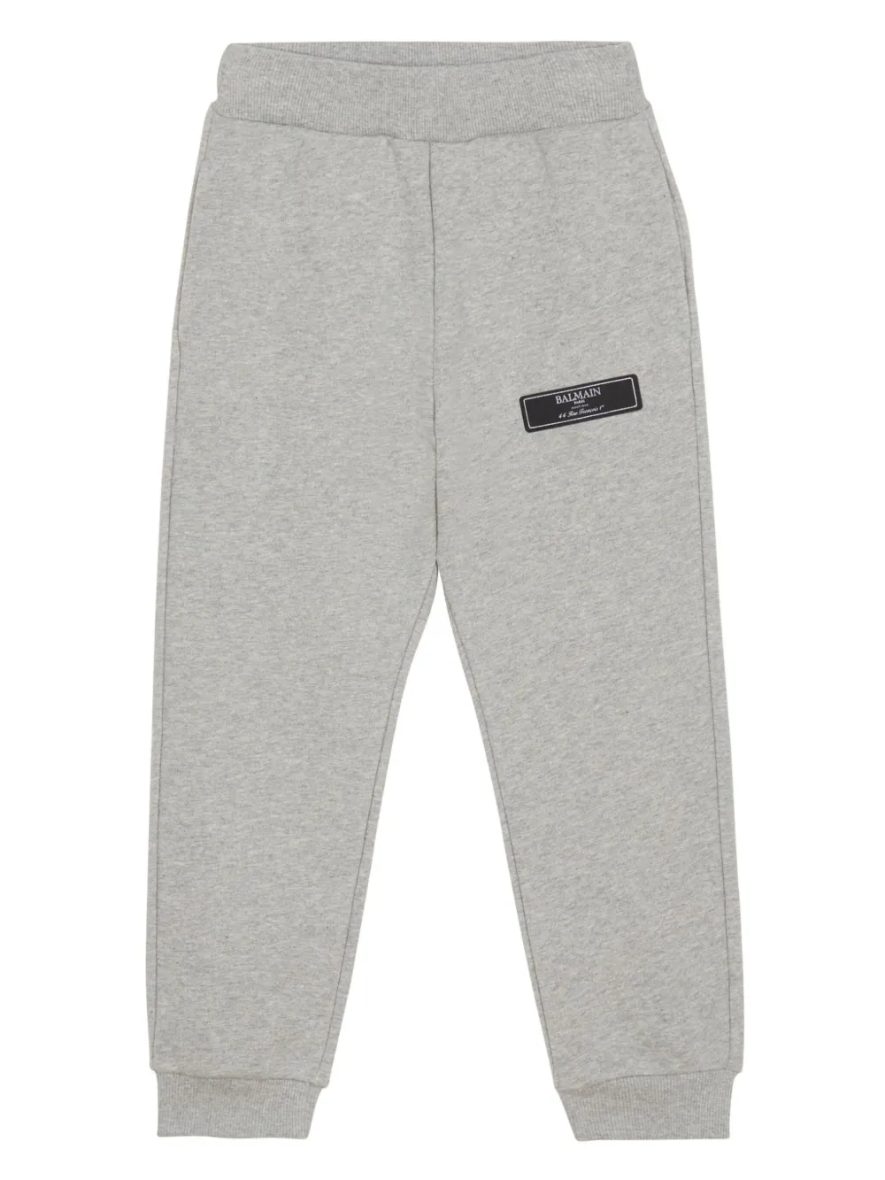 

Спортивные брюки с нашивкой-логотипом Balmain Kids, серый