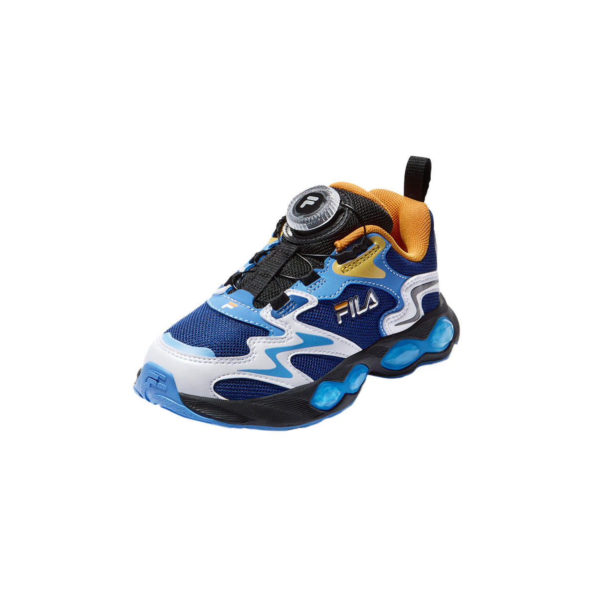 FILA KIDS Детские тренировочные кроссовки низкие на круглом носке с амортизацией из синтетической кожи и текстиля — фото 4