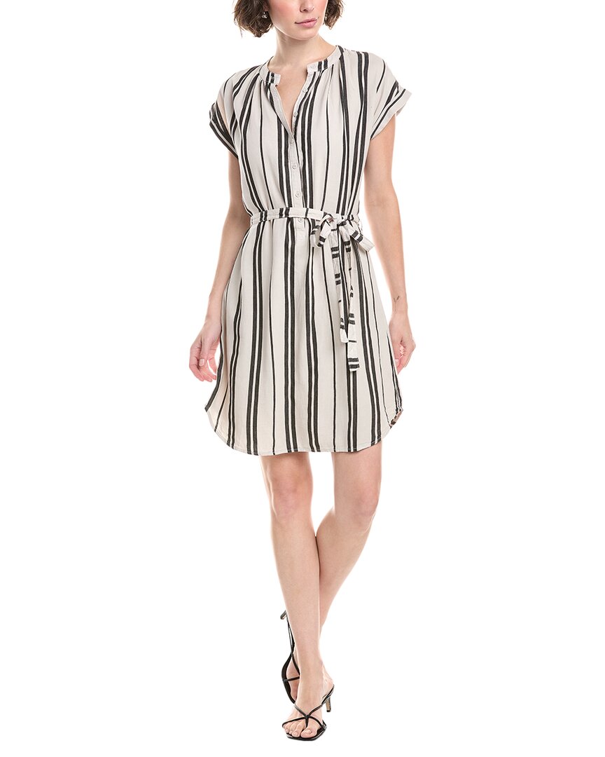 

Белла Дал Платье-рубашка с поясом из льна с добавками Bella Dahl