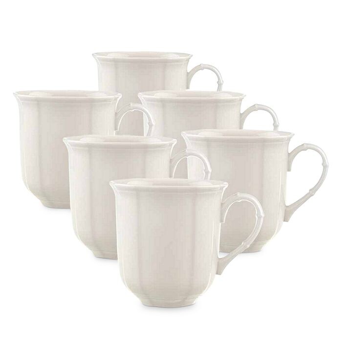 

Кружки Villeroy & Boch Manoir, набор из 6 шт, белый