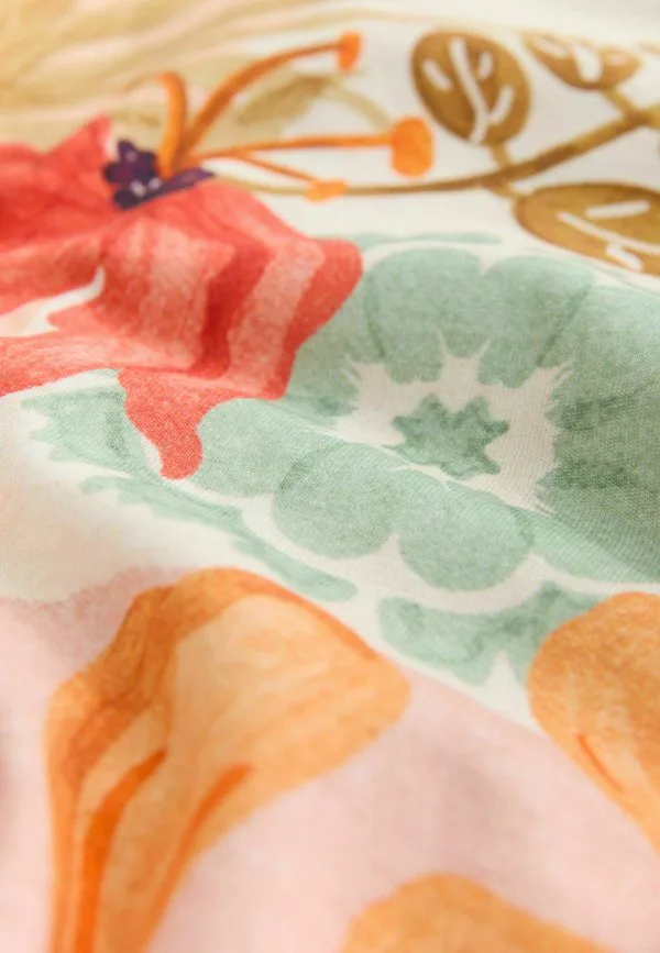Комбинезон с квадратным вырезом, облегающий фигуру. Next, Pink Floral Patch Print — фото 2