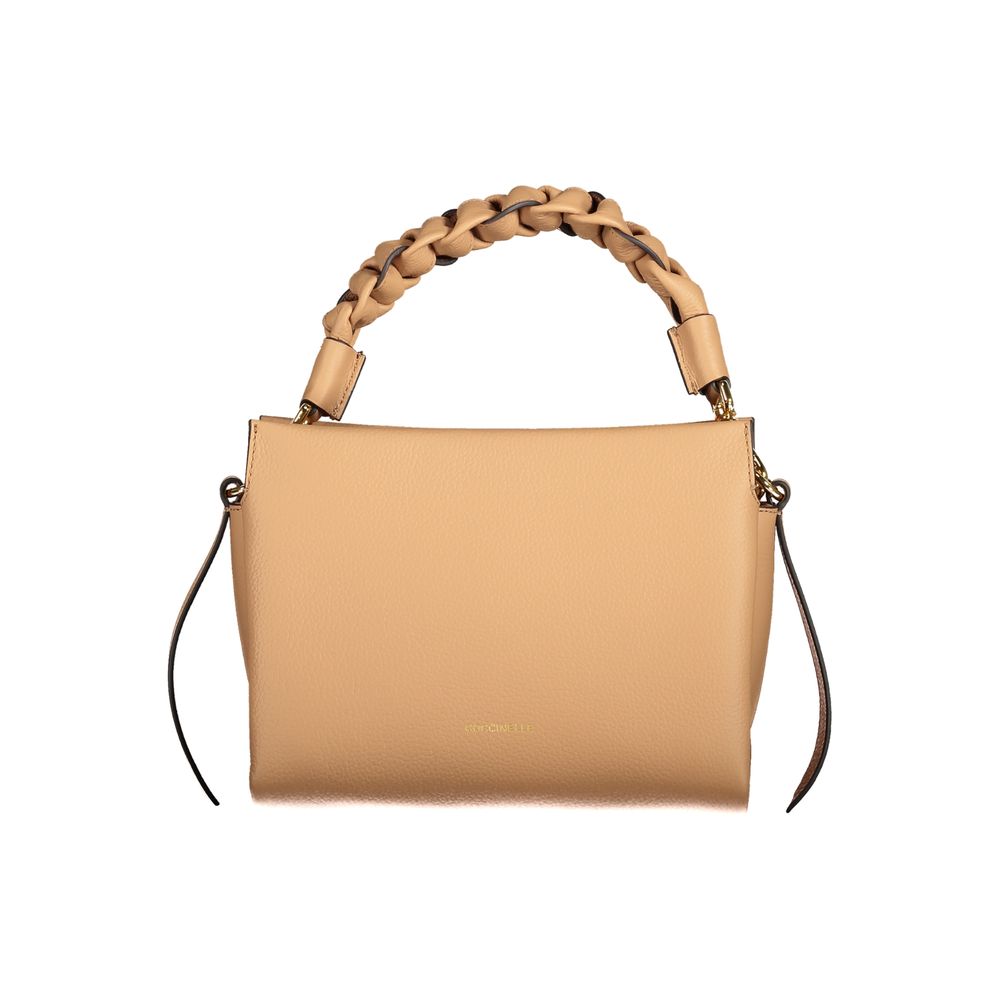 

Коричневая кожаная сумка Coccinelle