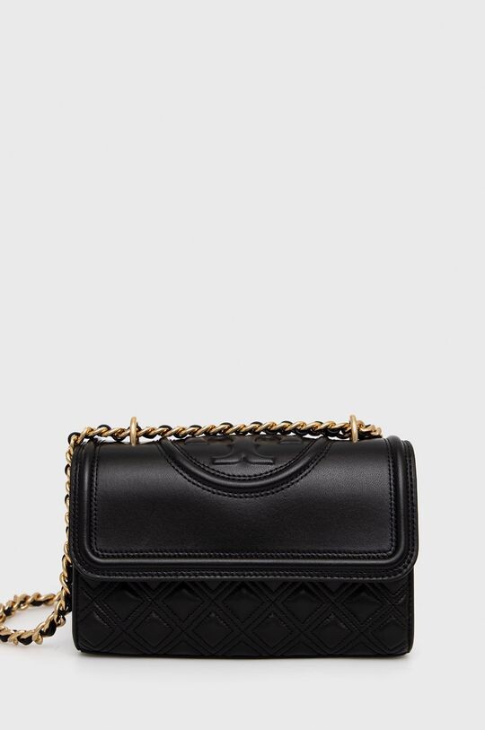 

Кожаная сумочка Tory Burch, черный