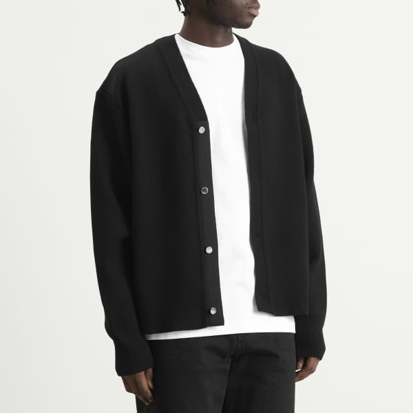 Кардиган из мериносовой шерсти Jacquemus, черный — фото 2
