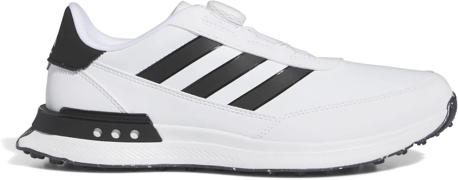 Мужские гольф-туфли Adidas S2g Spikeless Boa 24, белый/черный — фото 4