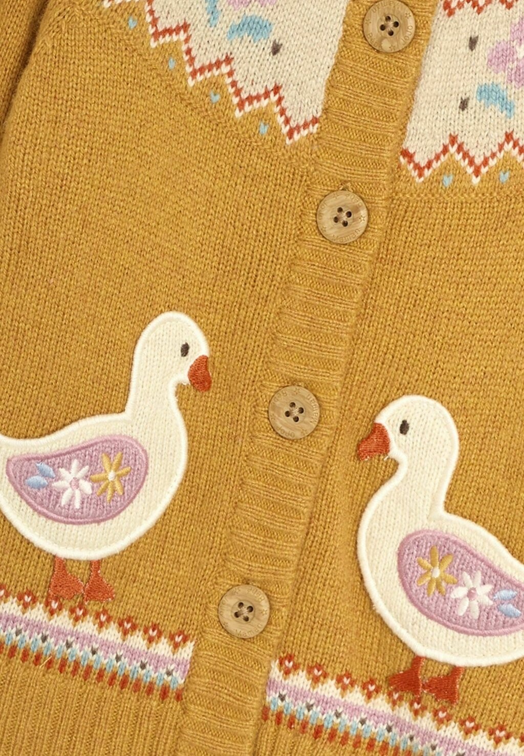 

Кардиган DUCK FAIR- REGULAR FIT JoJo Maman Bébé, желтый