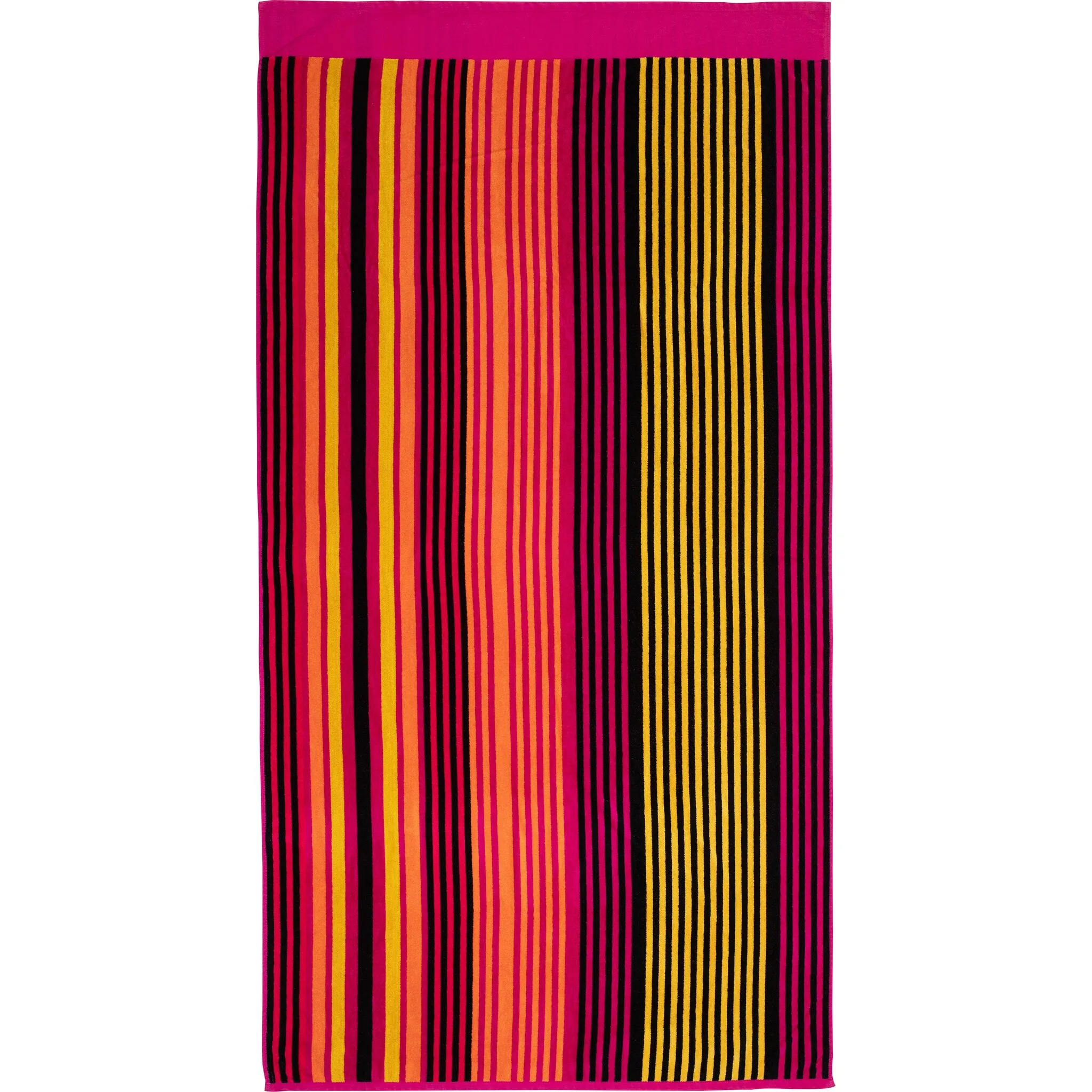 

Пляжное полотенце Gözze «Stripes 1», (1 шт.), банное полотенце, современные полоски, чистый хлопок, розовый
