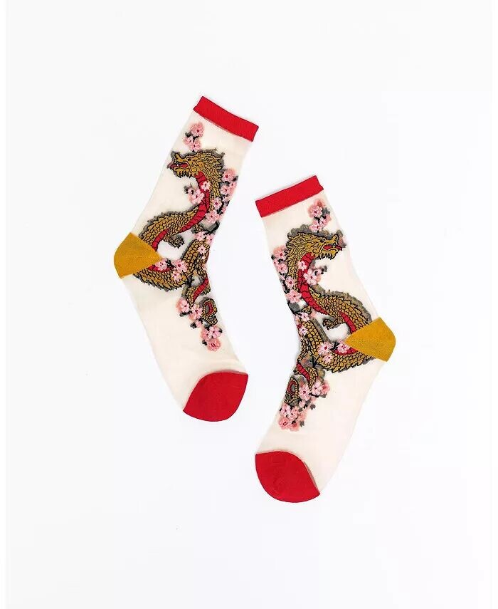 

Женские прозрачные носки в честь года Дракона Sock Candy, мультиколор