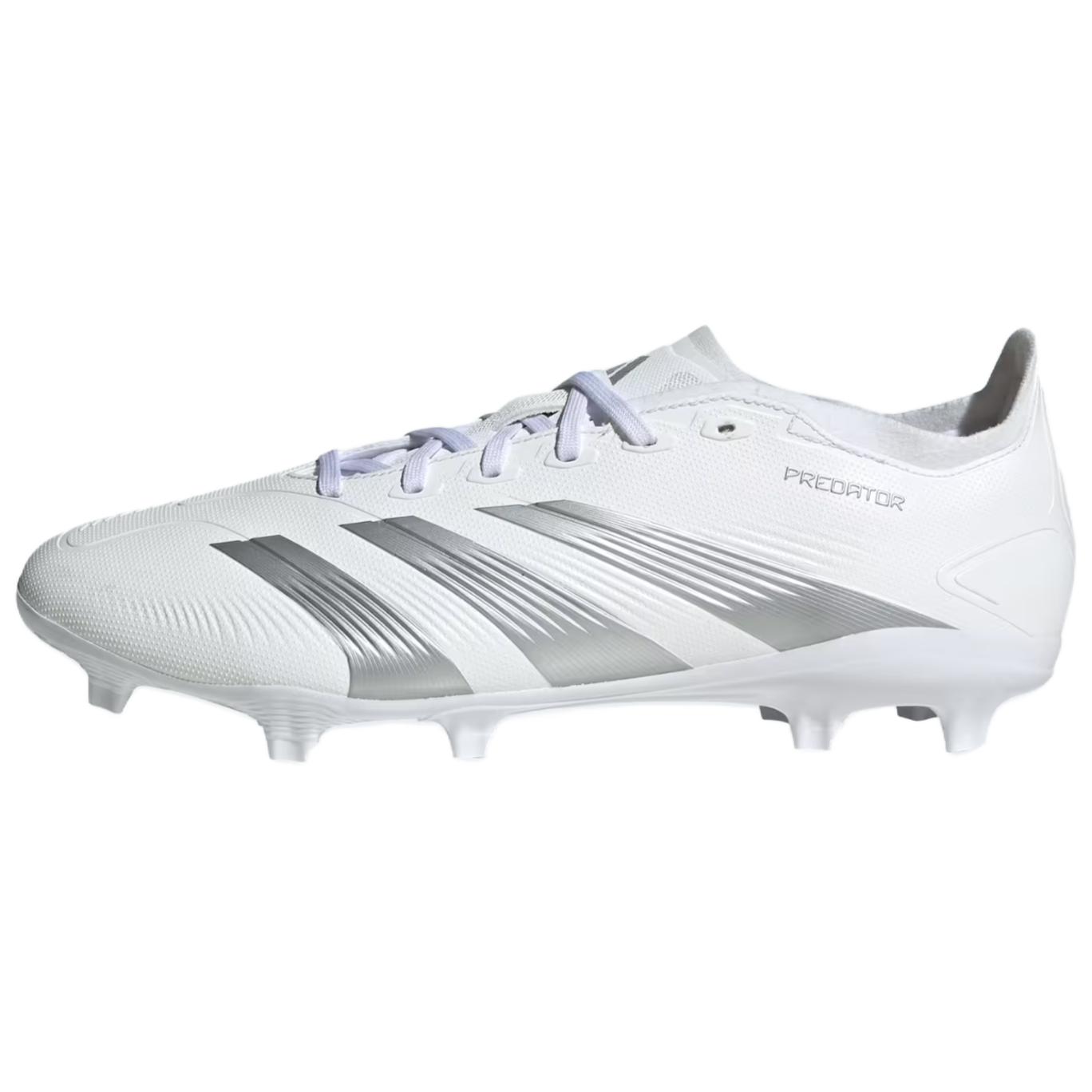 

Adidas Predator 24 League Low Fg Cloud White Silver Metallic Grey