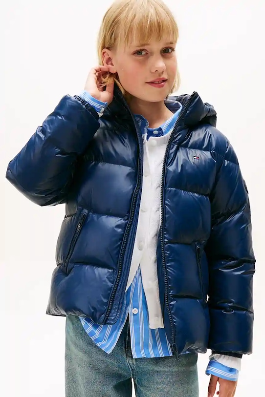 

Детский пуховик Tommy Hilfiger, темно-синий