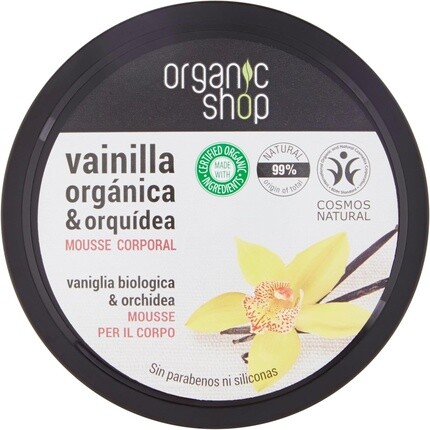 

Органический мусс для тела с ванилью и орхидеей 250 мл Organic Shop