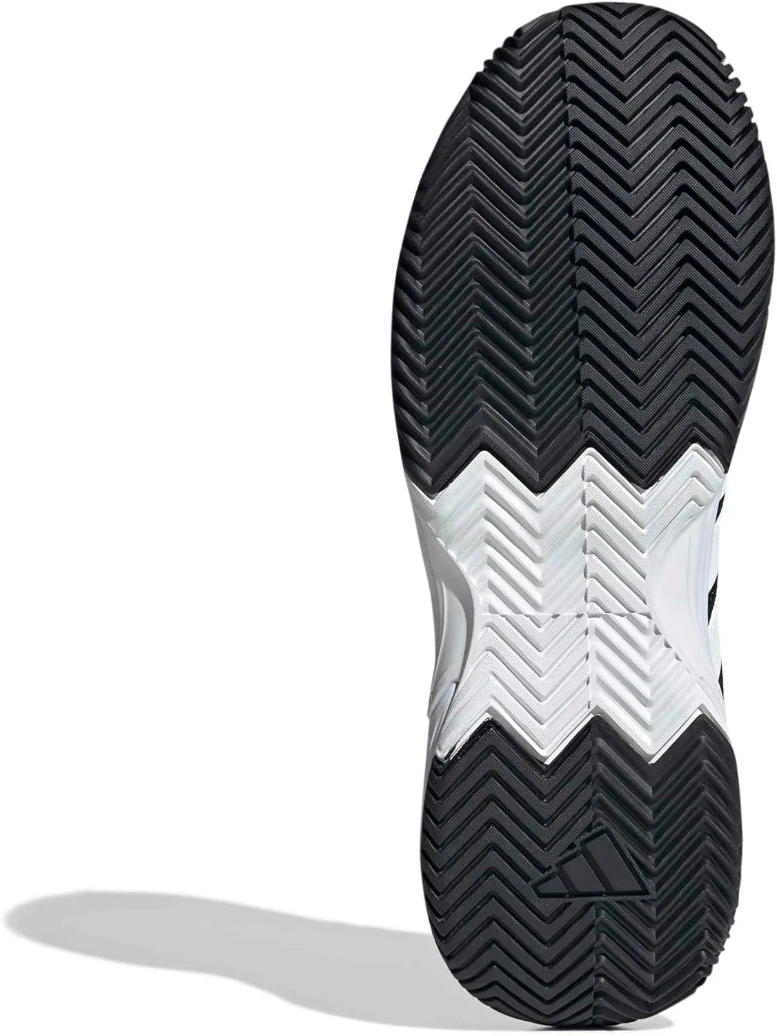 Кроссовки теннисные adidas, Black/White/Silver Metallic — фото 3