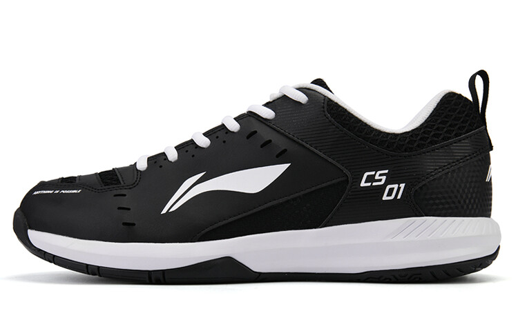 

Кроссовки Feather Badminton унисекс с низким верхом, черные Lining