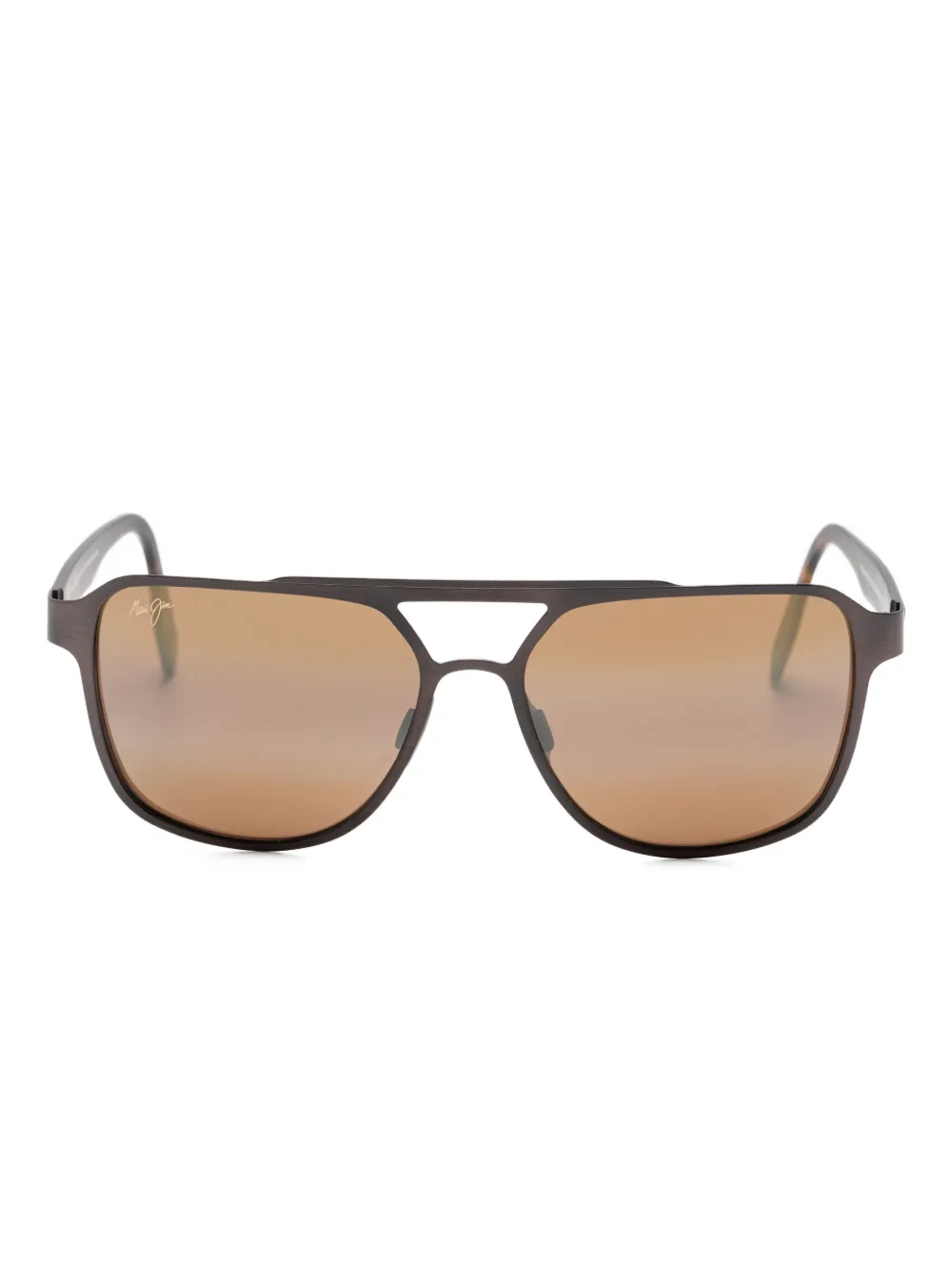 

Солнцезащитные очки с двойной перемычкой Maui Jim, черный