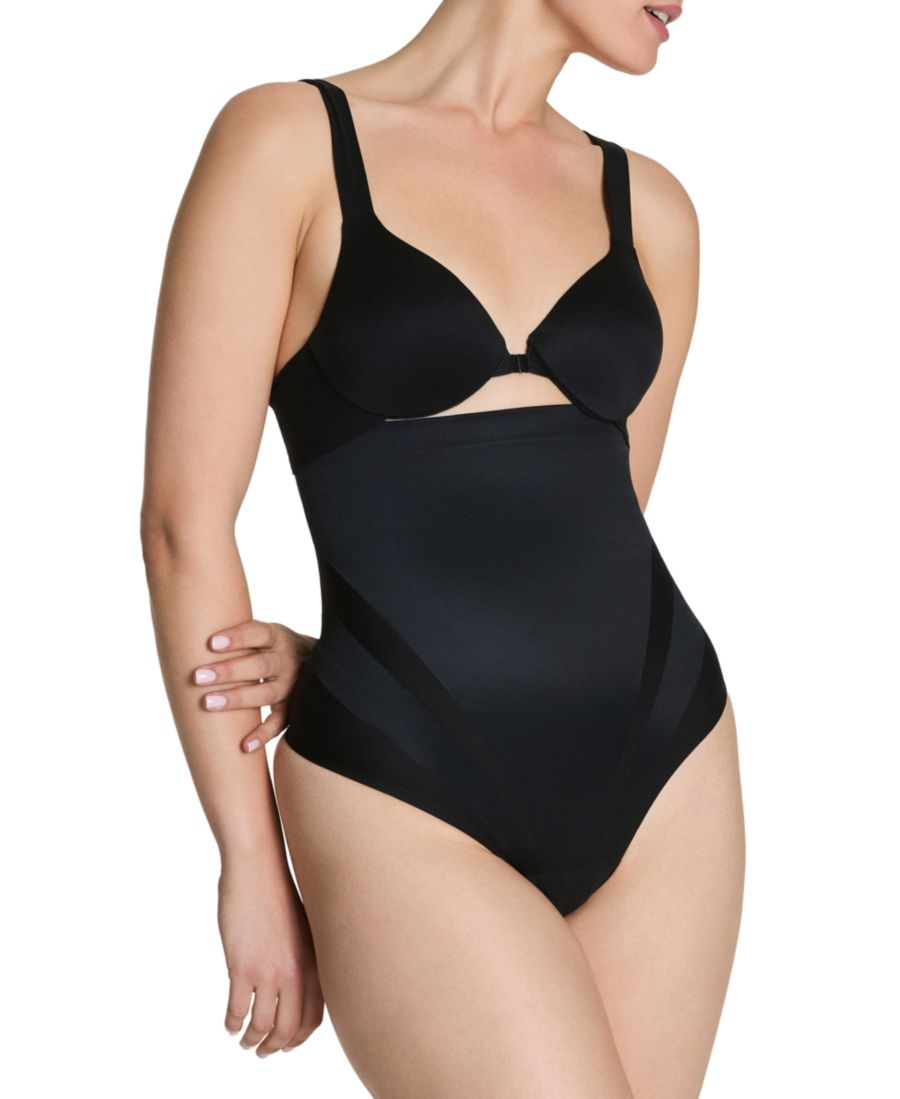 

Женские корректирующие трусики-стринги Ultra-Sculpt с высокой талией 10559R SPANX, Very Black
