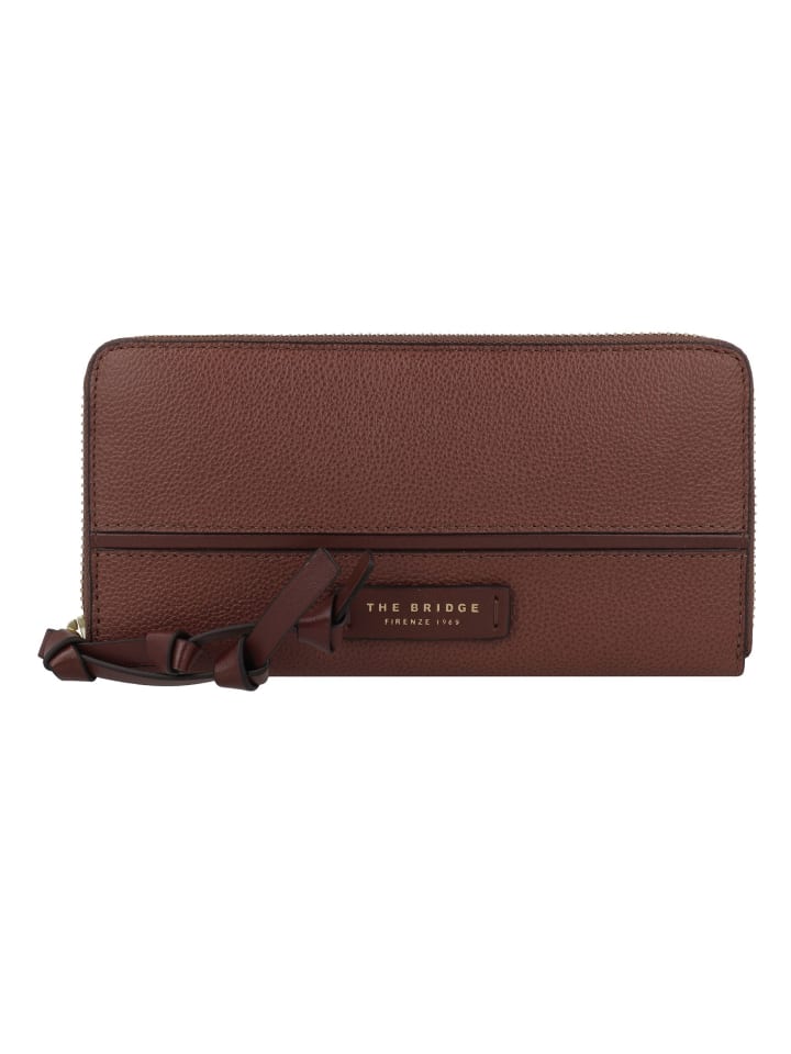 

Кошелек The Bridge Domitilla Geldbörse Leder 19 cm, цвет marrone 14-oro