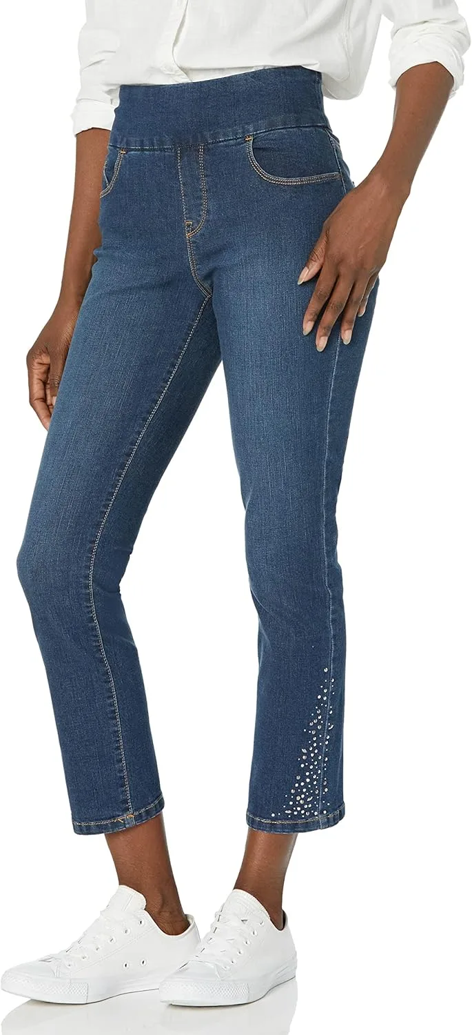 

Gloria Vanderbilt Womens Amanda Pull on High Rise Jean Standard