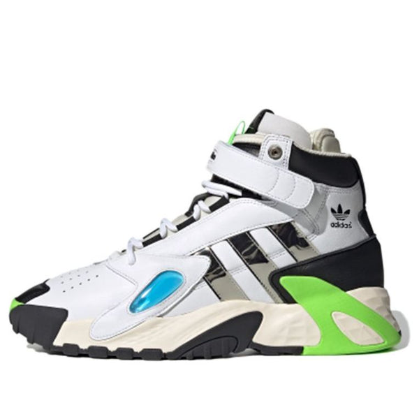 

Кроссовки sankuanz x streetball forum 'white silver metallic' Adidas, белый