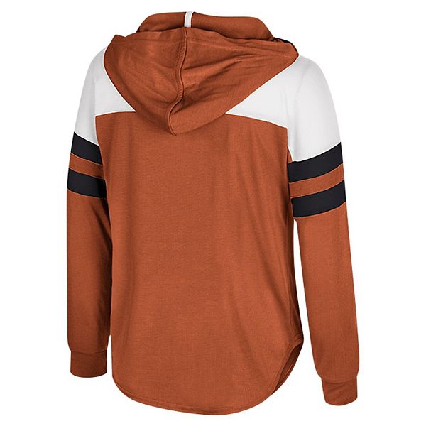 Детская толстовка с капюшоном texas orange texas longhorns reflection, длинный рукав Colosseum — фото 4