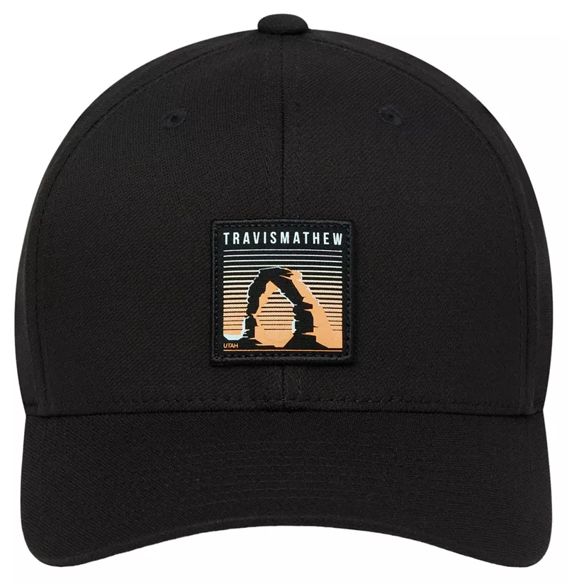 

Мужская кепка для гольфа TravisMathew Port Navigator UT State, черный