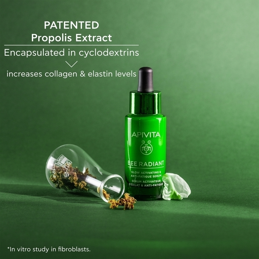 Сыворотка Apivita — Bee Radiant, увлажняющая с эффектом сияния и антивозрастным эффектом, 30 мл — фото 3